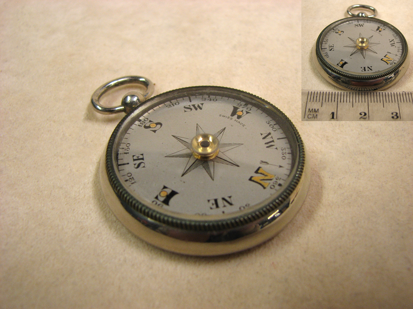 Rare Muller & Vaucher pocket compass circa 1910